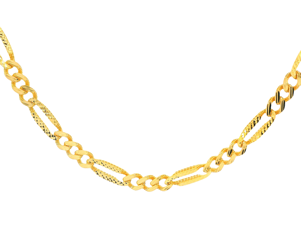 22K Yellow Gold Chain with Lobster Lock