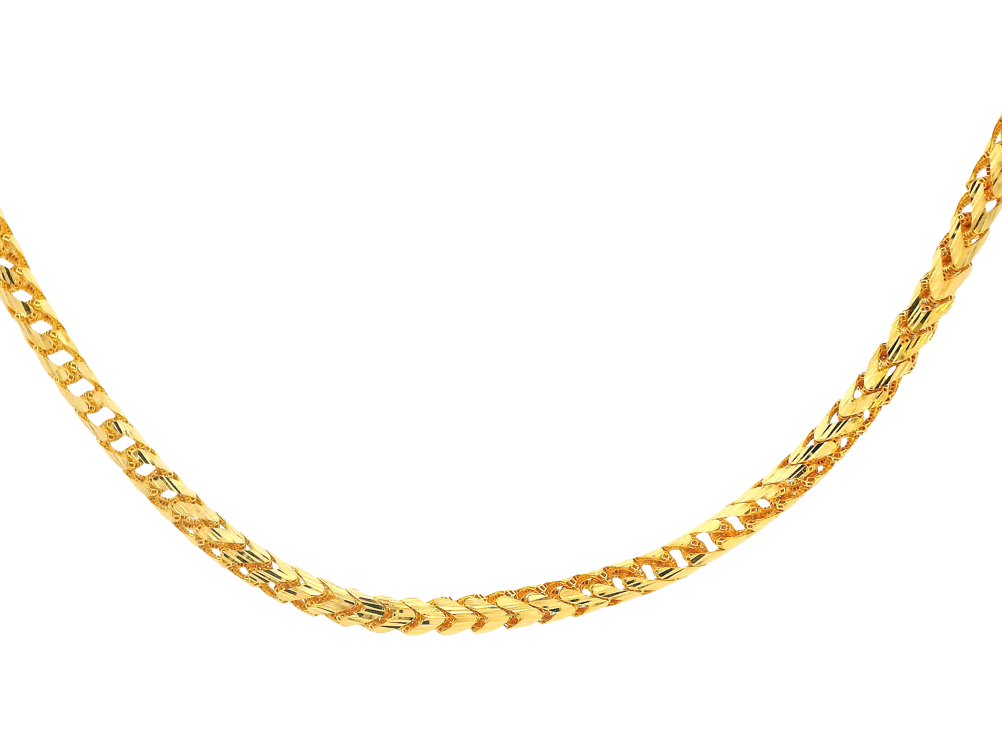 22K Yellow Gold Chain with Lobster Lock