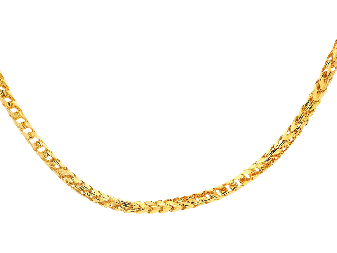 22K Yellow Gold Chain with Lobster Lock