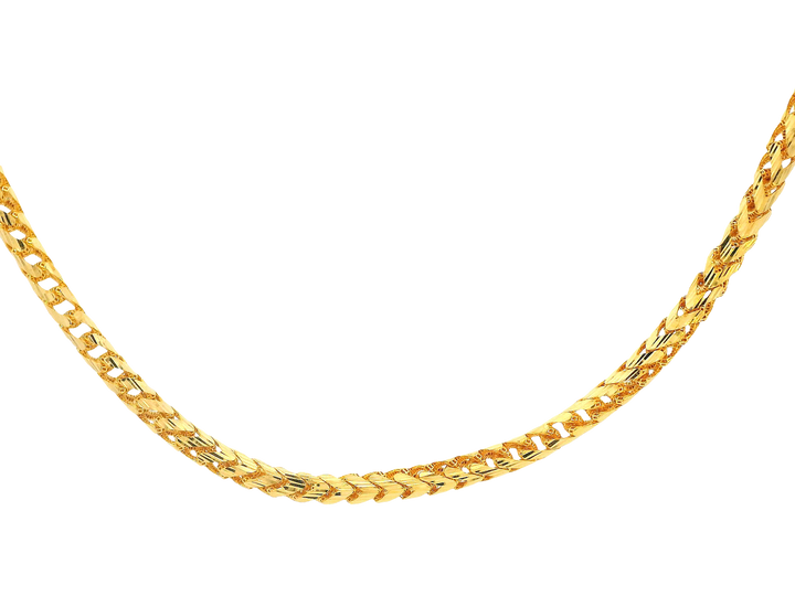 22K Yellow Gold Chain with Lobster Lock