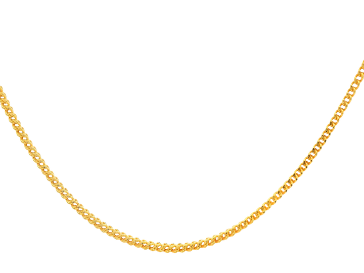 22K Yellow Gold Chain  with Lobster Lock