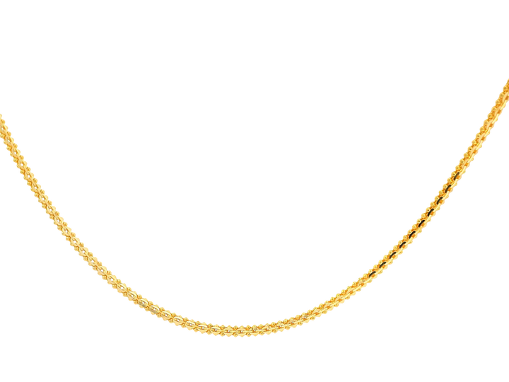 22K Yellow Gold Chain with Lobster Lock