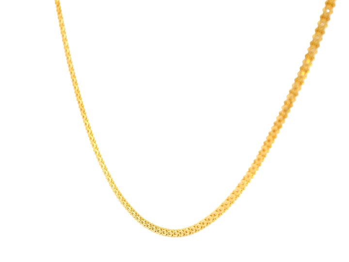 22K Yellow Gold Chain with Lobster Lock