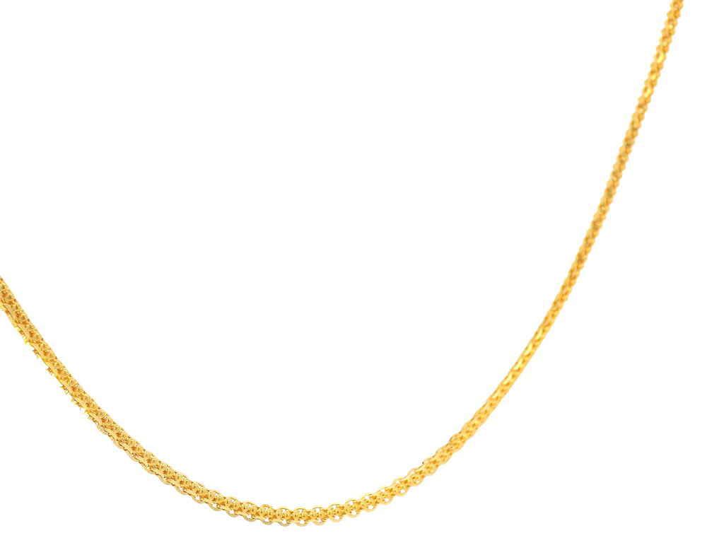 22K Yellow Gold Chain with Lobster Lock