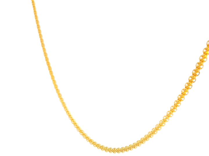 22K Yellow Gold Chain with Lobster Lock