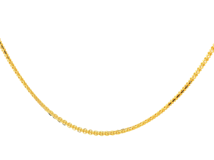 22K Yellow Gold Chain with Lobster Lock