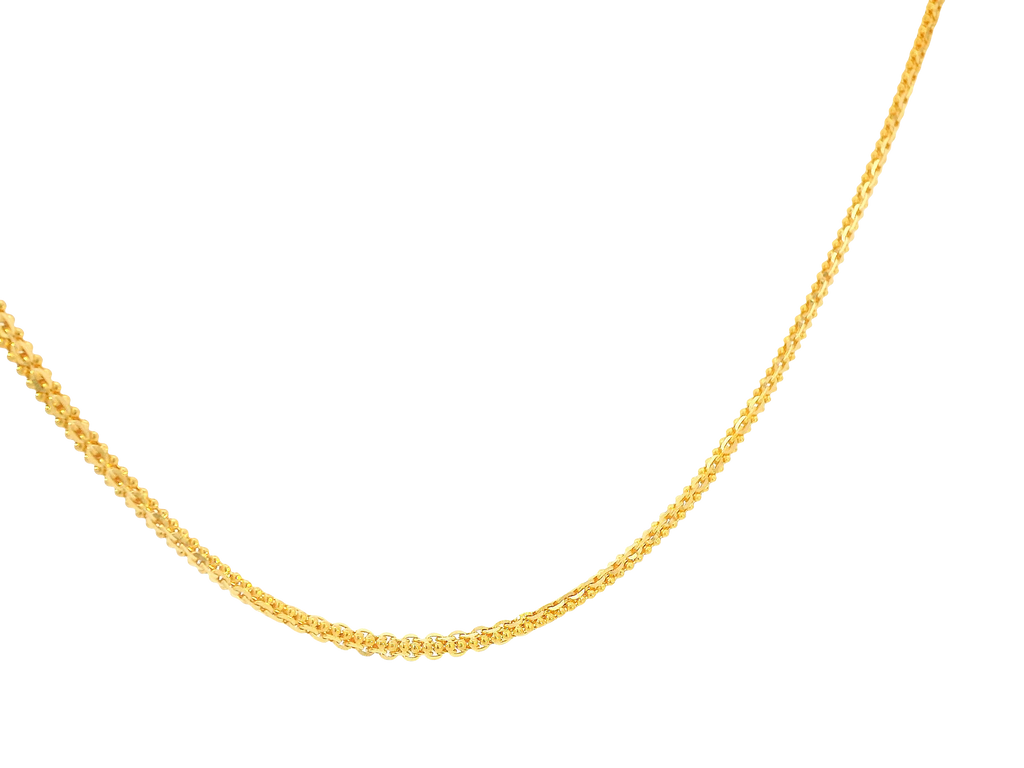 22K Yellow Gold Chain with Lobster Lock