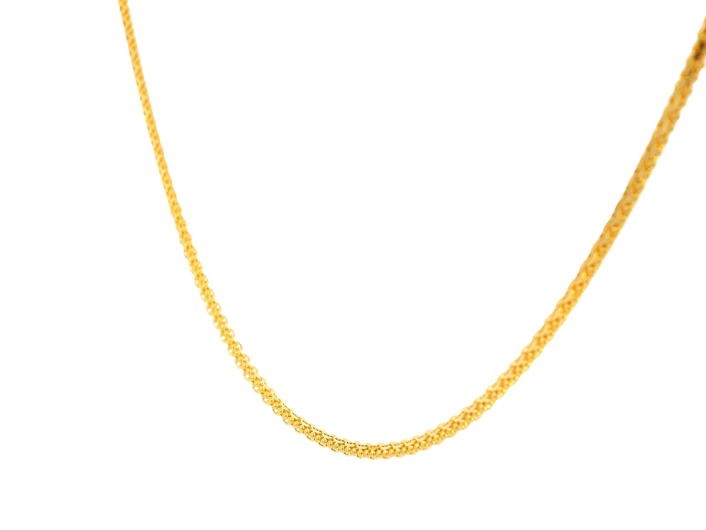 22K Yellow Gold Chain with Lobster Lock