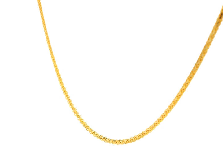 22K Yellow Gold Chain with Lobster Lock