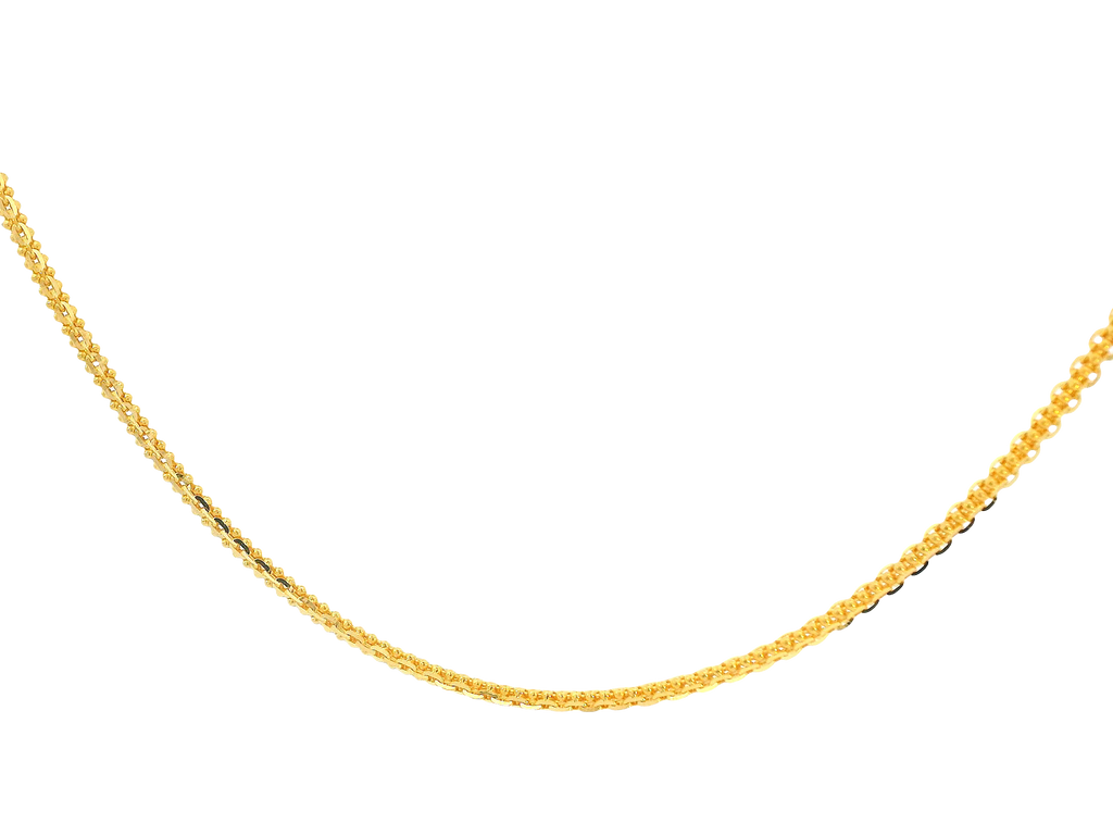 22K Yellow Gold Chain with Lobster Lock