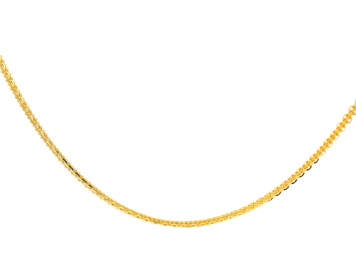 22K Yellow Gold Chain with Lobster Lock