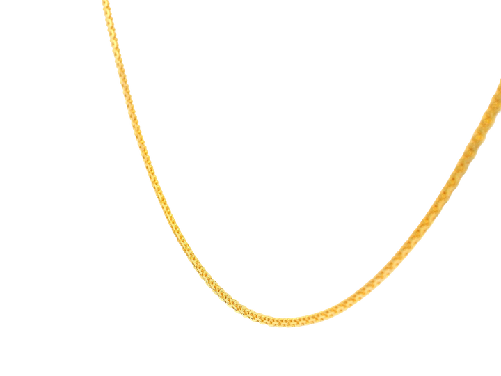22K Yellow Gold Chain with Lobster Lock