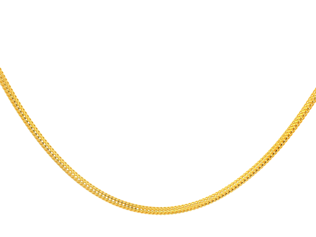 22K Yellow Gold Chain with Lobster Lock