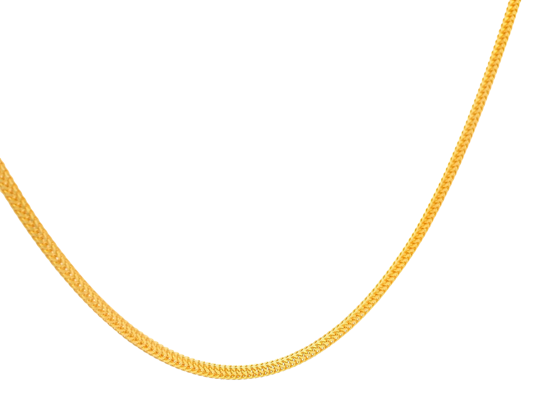 22K Yellow Gold Chain with Lobster Lock