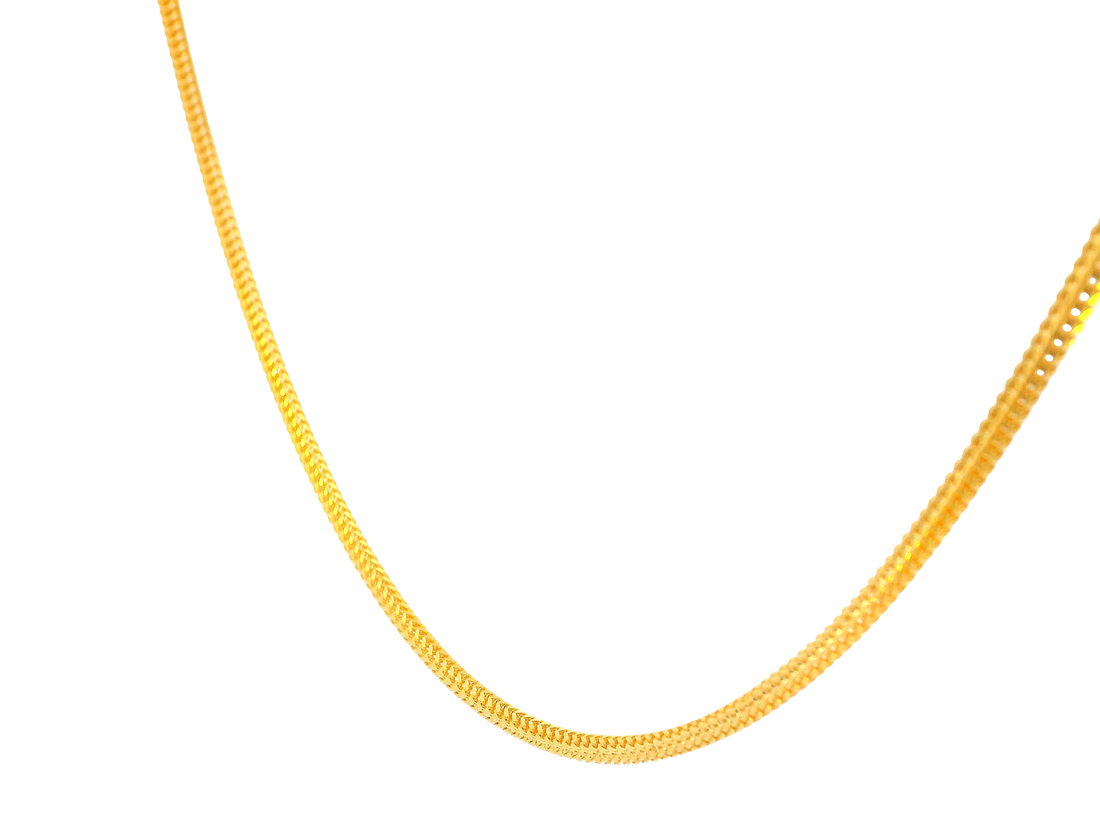 22K Yellow Gold Chain with Lobster Lock