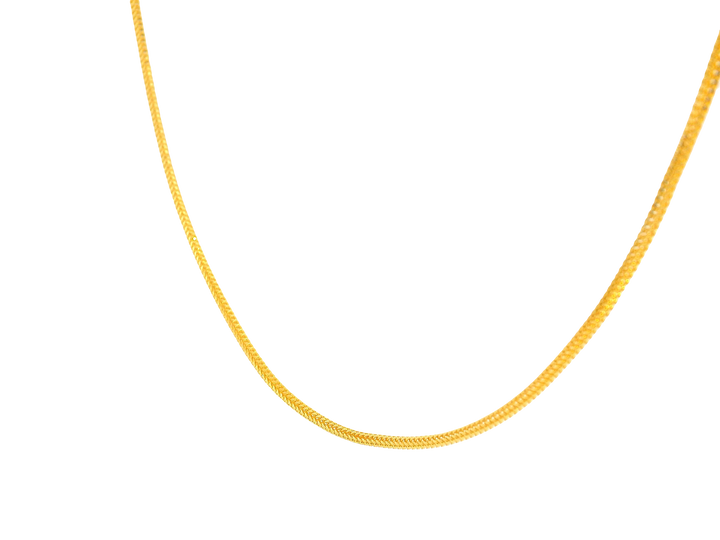 22K Yellow Gold Chain with Lobster Lock