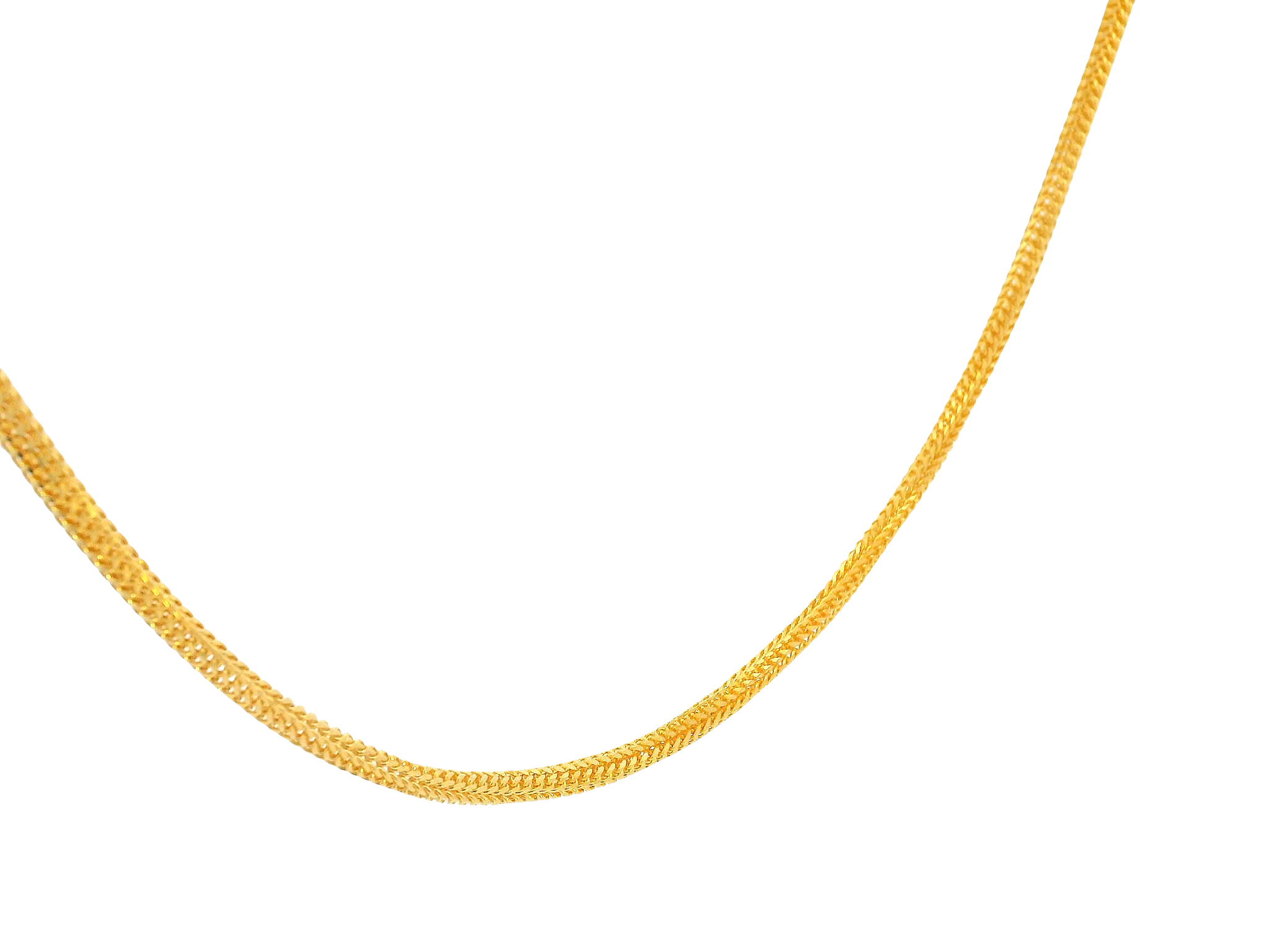 22K Yellow Gold Chain with Lobster Lock