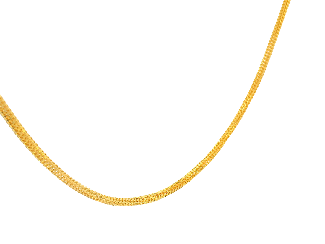 22K Yellow Gold Chain with Lobster Lock