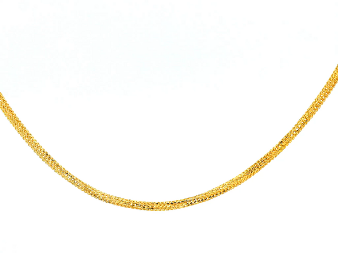 22K Yellow Gold Chain with Lobster Lock