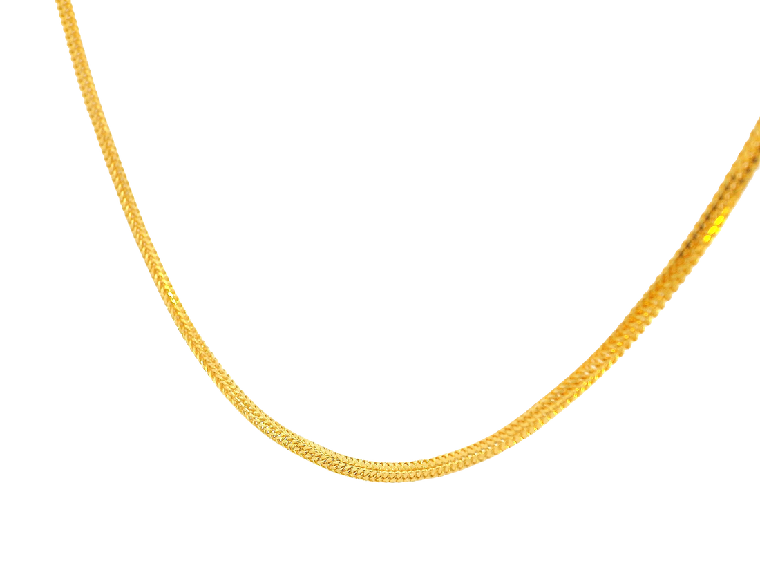 22K Yellow Gold Chain with Lobster Lock