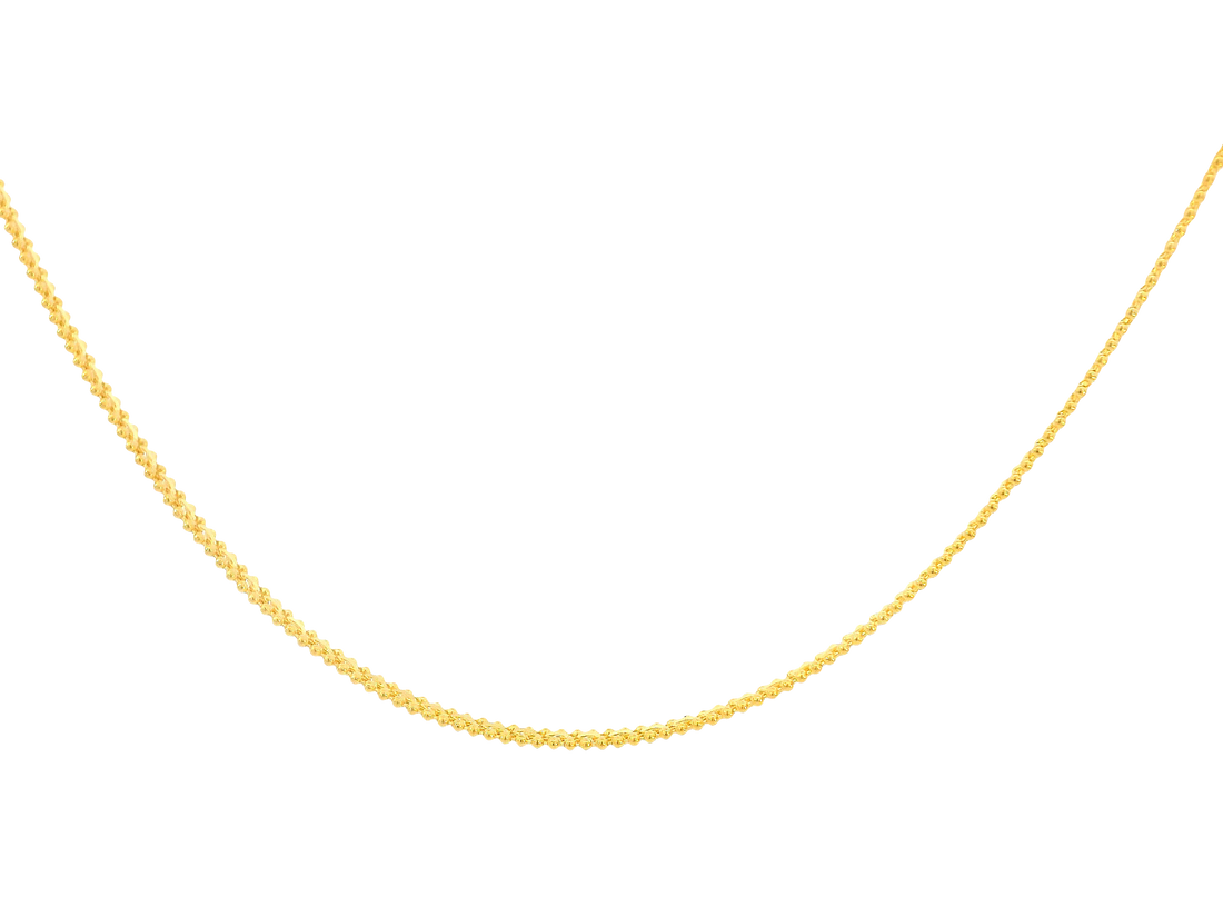 22K Yellow Gold Chain with Lobster Lock