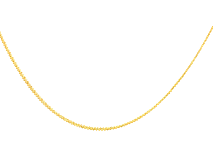 22K Yellow Gold Chain with Lobster Lock