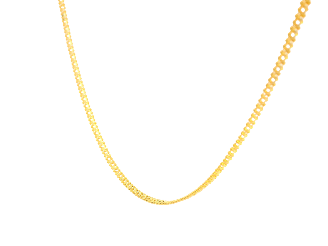 22K Yellow Gold Chain with Lobster Lock