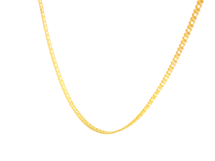 22K Yellow Gold Chain with Lobster Lock