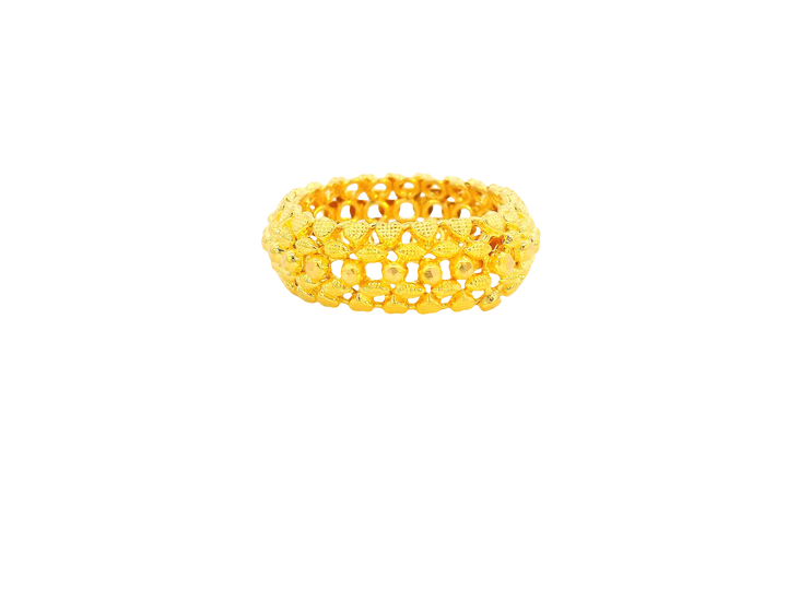22K Yellow Gold Ring  Bold Design