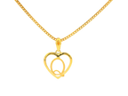 22K Yellow Gold Initial “Q” Pendant