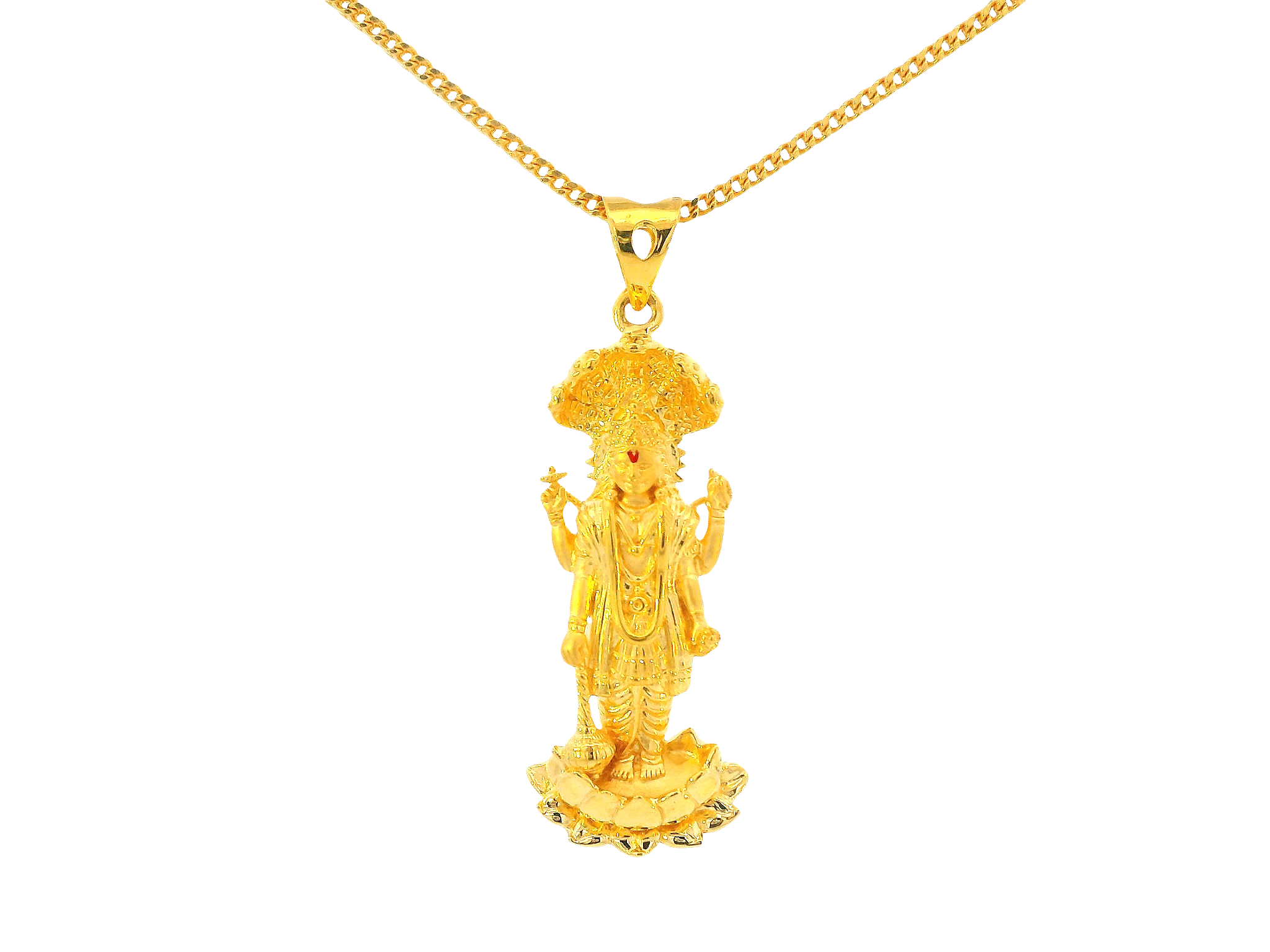22K Yellow Gold Om Pendant