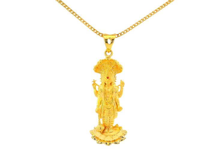 22K Yellow Gold Om Pendant