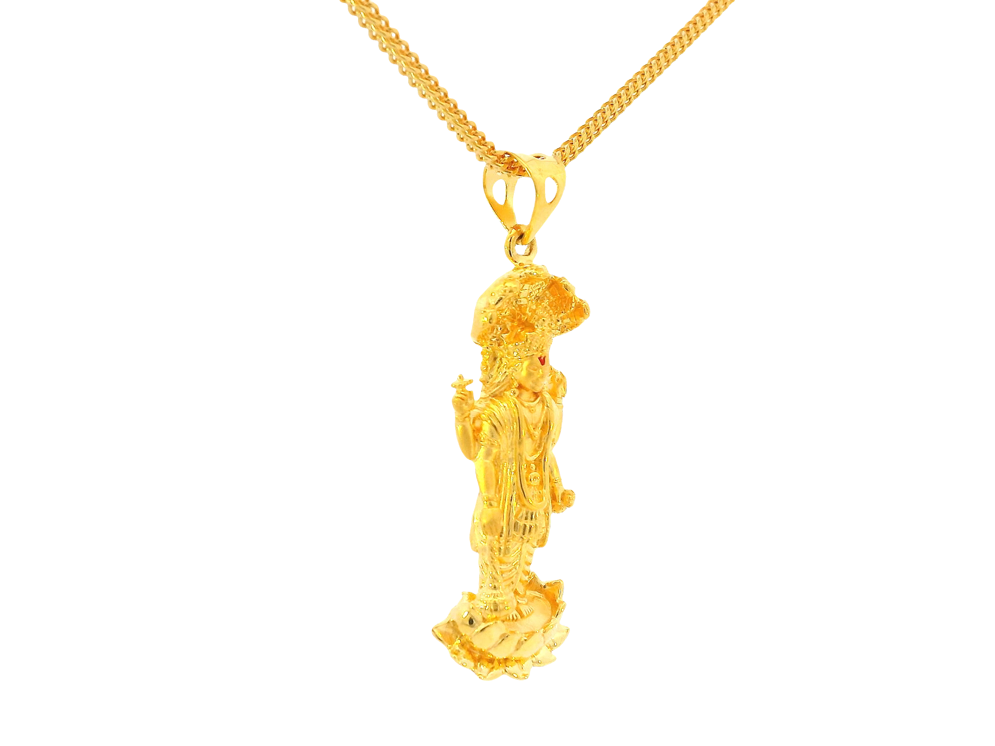 22K Yellow Gold Om Pendant