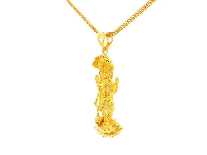 22K Yellow Gold Om Pendant