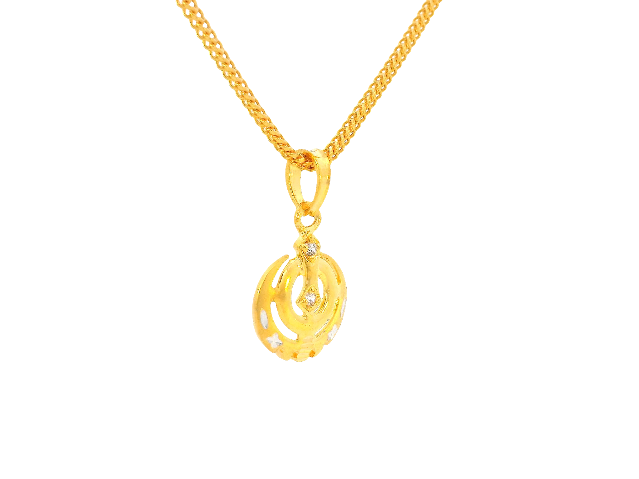22K Yellow Gold Khanda Pendant