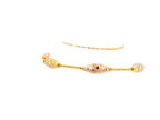 22K Tri-Color Gold Ladies Bracelet with Lobster Lock