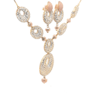 22K Tri-Color Gold Necklace