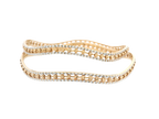 22K Yellow + White Gold Bangles