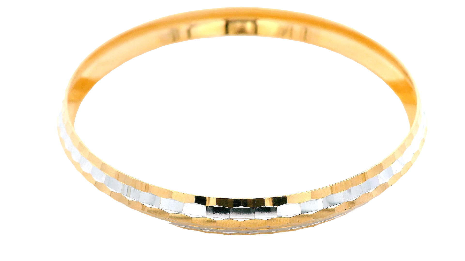 22K Yellow &amp; White Gold Men's Karra