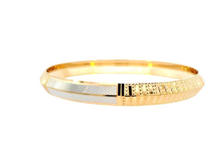 22K Yellow + White Gold Men’s Karra