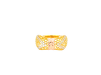 22K Tri-Color Gold Ring