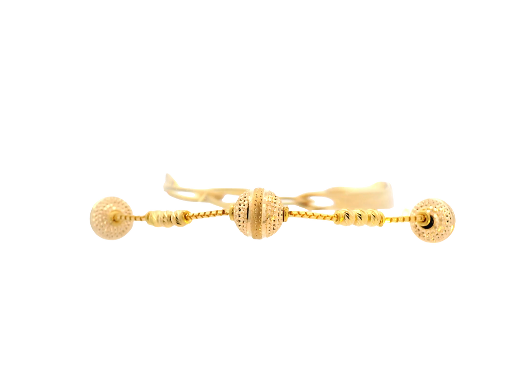 22K Yellow Gold Ladies Bracelet with Lobster Lock