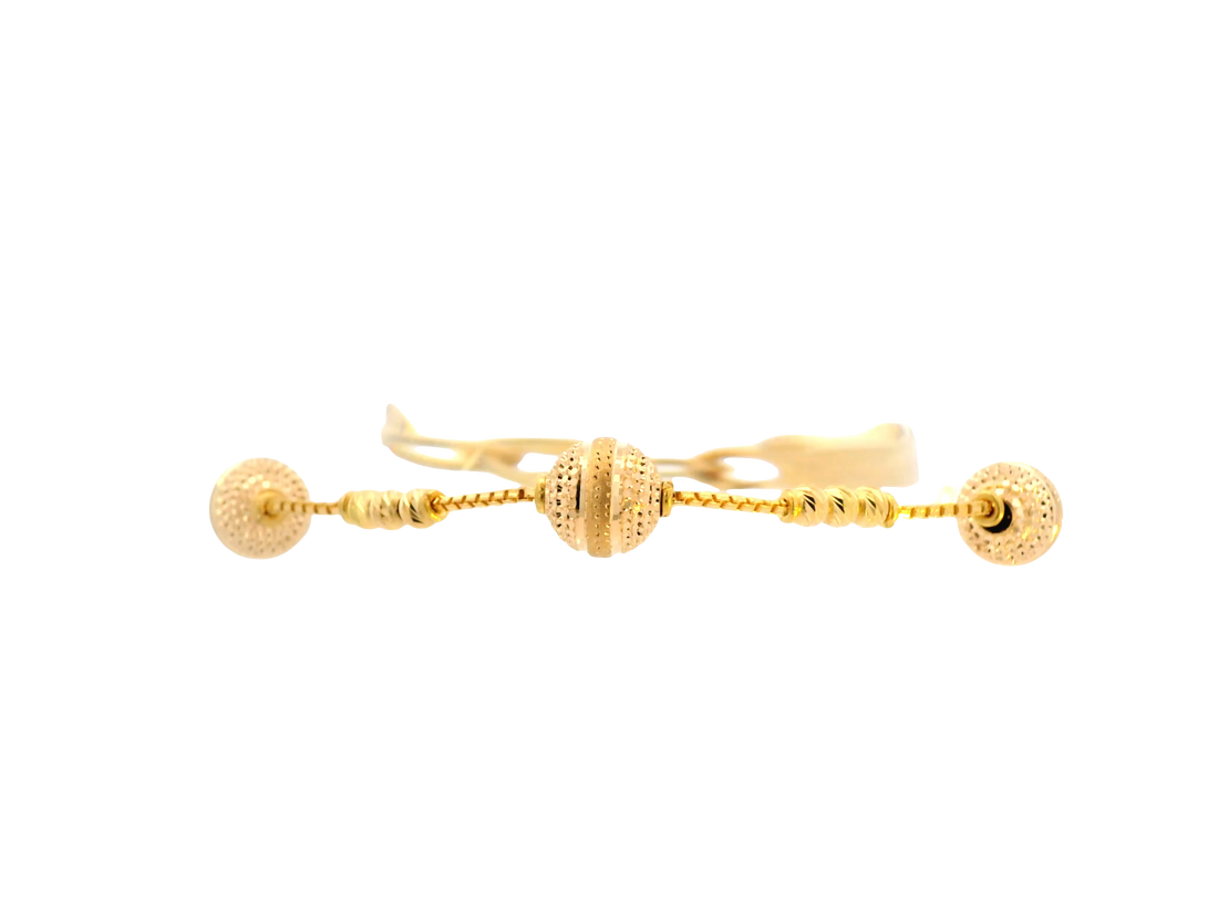 22K Yellow Gold Ladies Bracelet with Lobster Lock