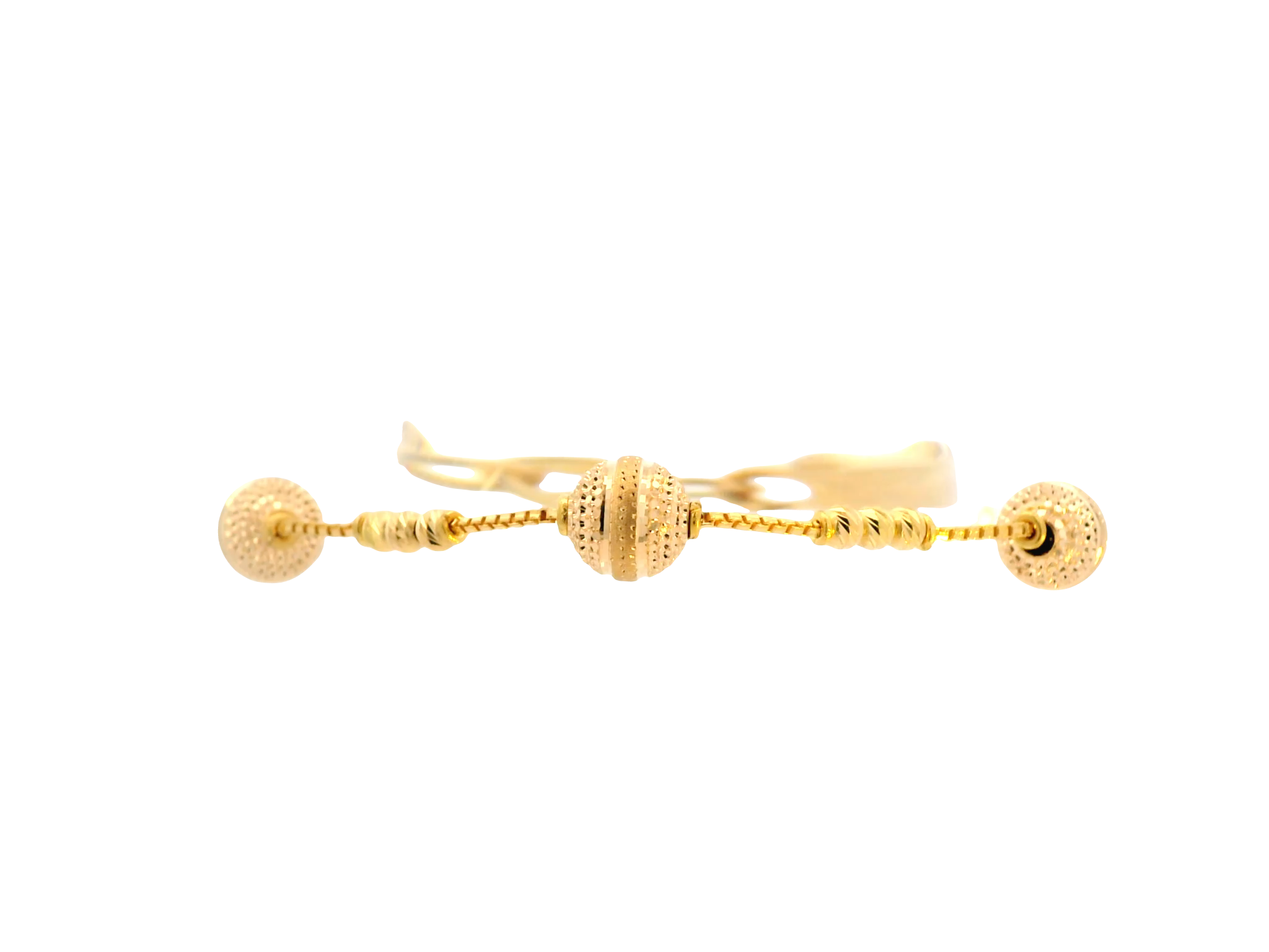 22K Yellow Gold Ladies Bracelet with Lobster Lock