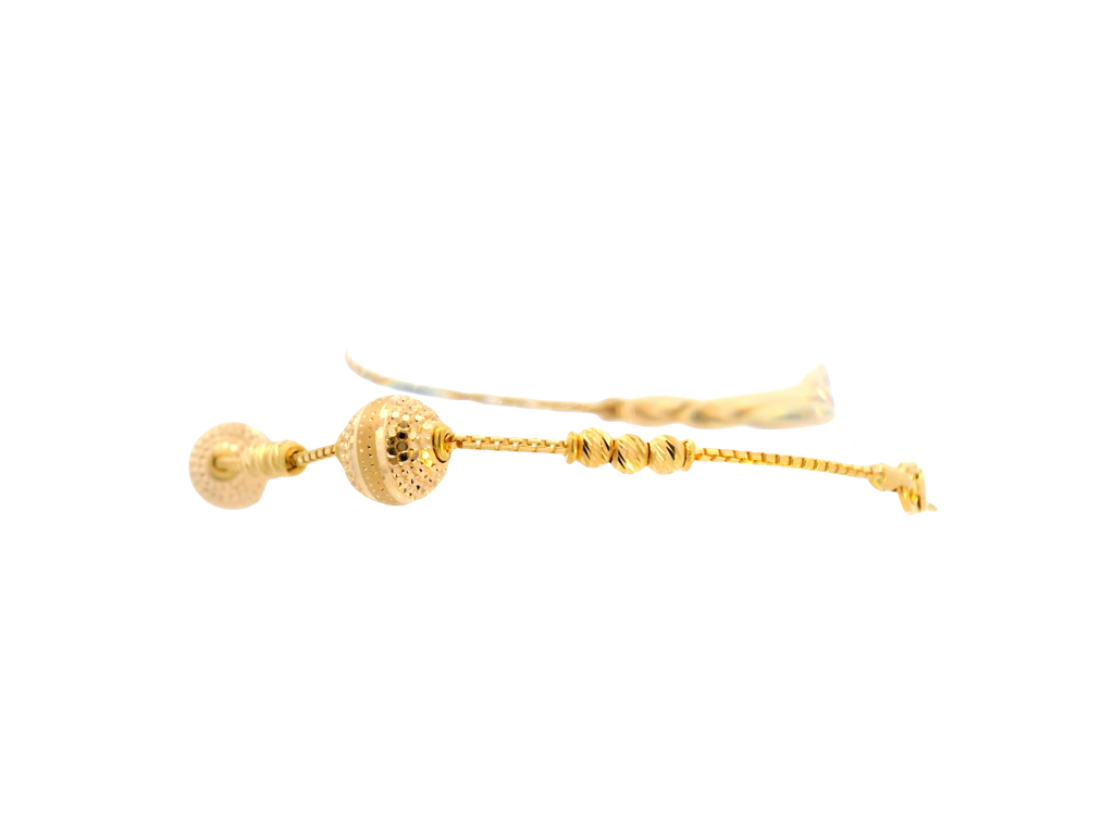 22K Yellow Gold Ladies Bracelet with Lobster Lock