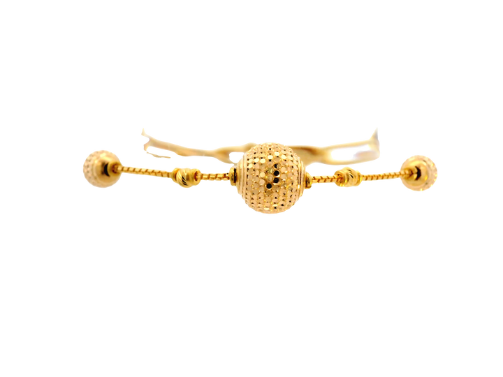 22K Yellow Gold Ladies Bracelet with Lobster Lock
