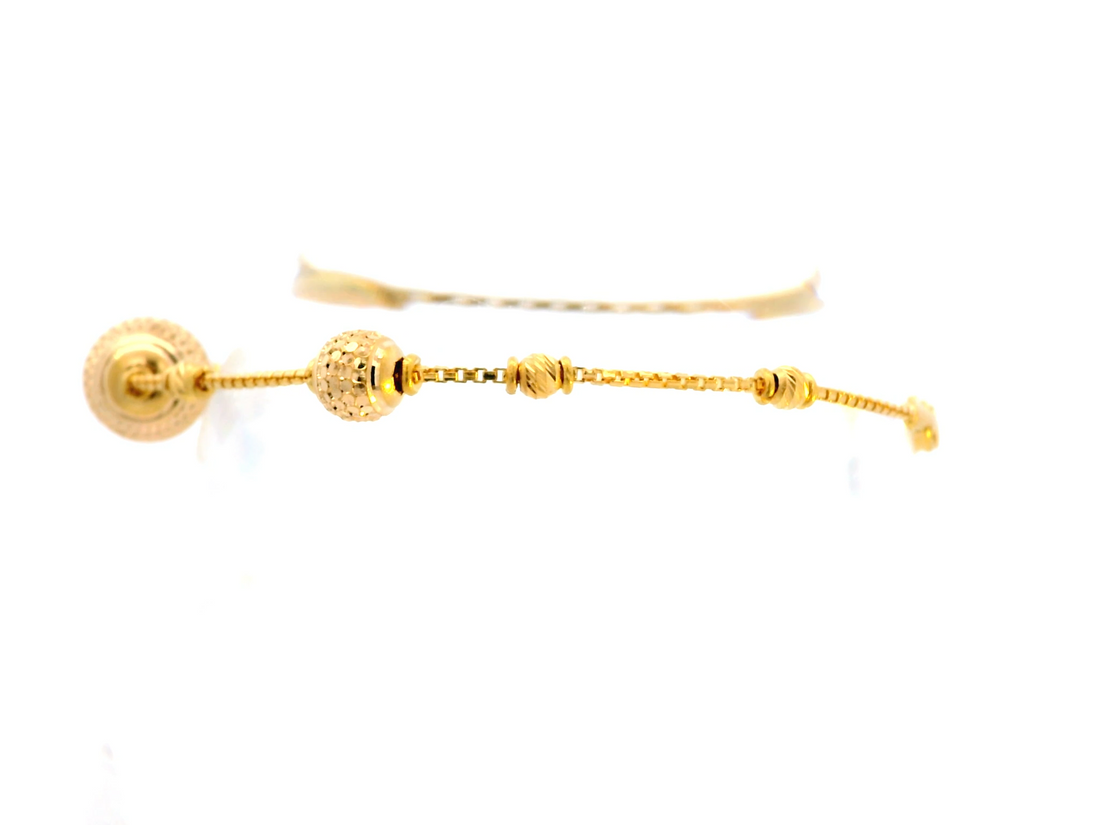 22K Yellow Gold Ladies Bracelet with Lobster Lock