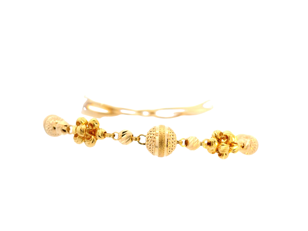 22K Yellow Gold Ladies Bracelet with Lobster Lock