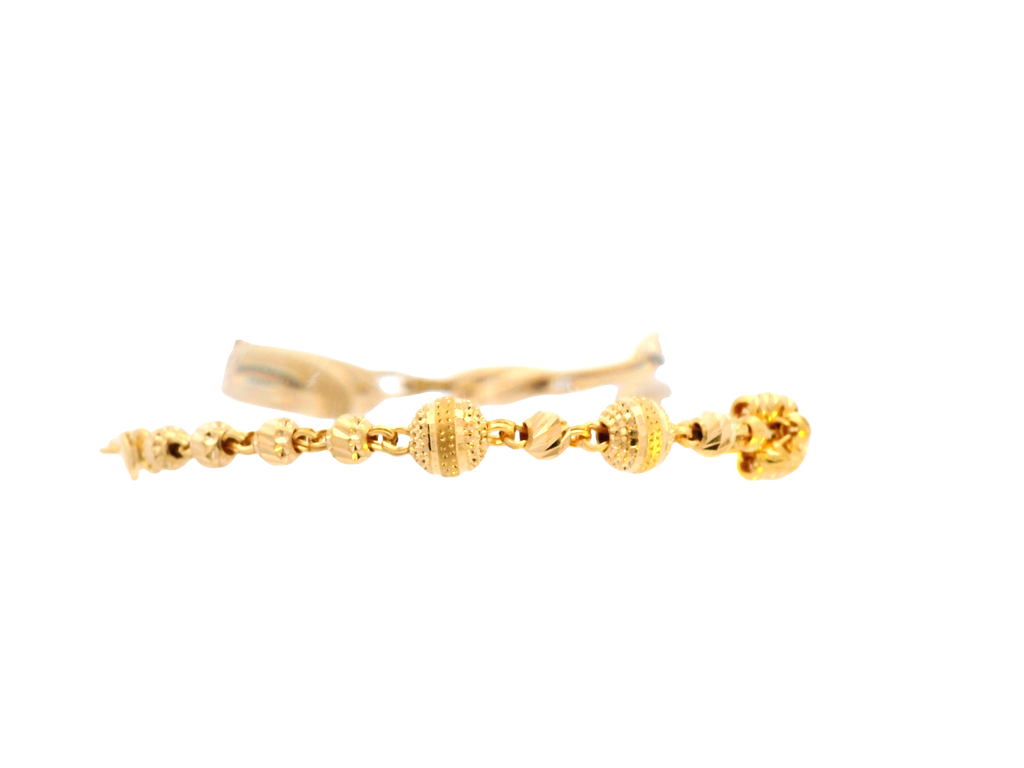 22K Yellow Gold Ladies Bracelet with Lobster Lock