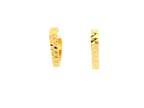 22K Yellow Gold Hoop Earrings